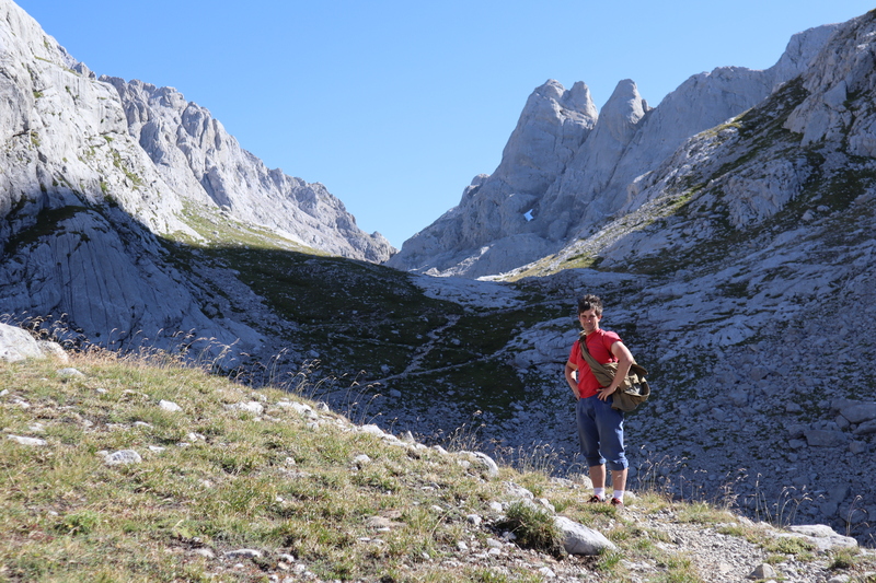 man in the mountains
